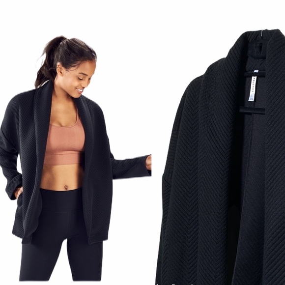 Fabletics Jackets & Blazers - *FD* Fabletics Vanessa Quilted Black Jacket L